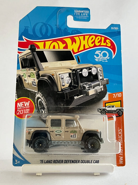 15 LAND ROVER DEFENDER DOUBLECAB - 5C - Its Fun- Hot wheels - matchbox - diecast