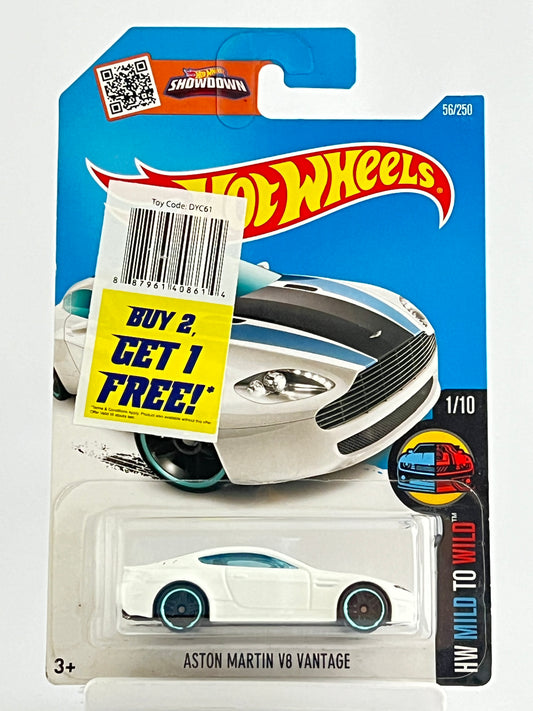 ASTON MARTIN V8 VANTAGE - WHITE - Its Fun- Hot wheels - matchbox - diecast