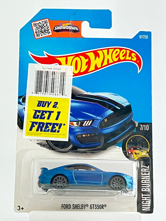 FORD SHELBY GT350R - BLUE - Its Fun- Hot wheels - matchbox - diecast