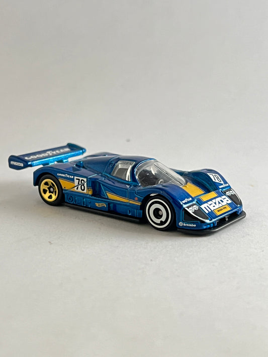 UNCARDED - MAZDA 787B - BLUE - Its Fun- Hot wheels - matchbox - diecast