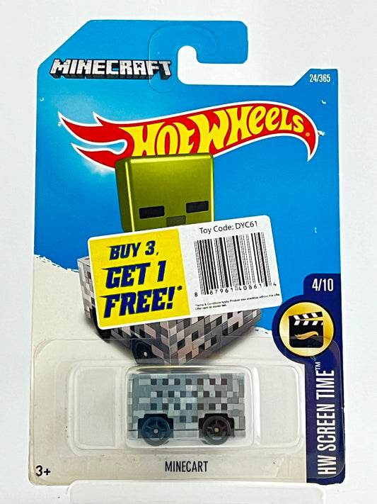 MINECART - Its Fun- Hot wheels - matchbox - diecast
