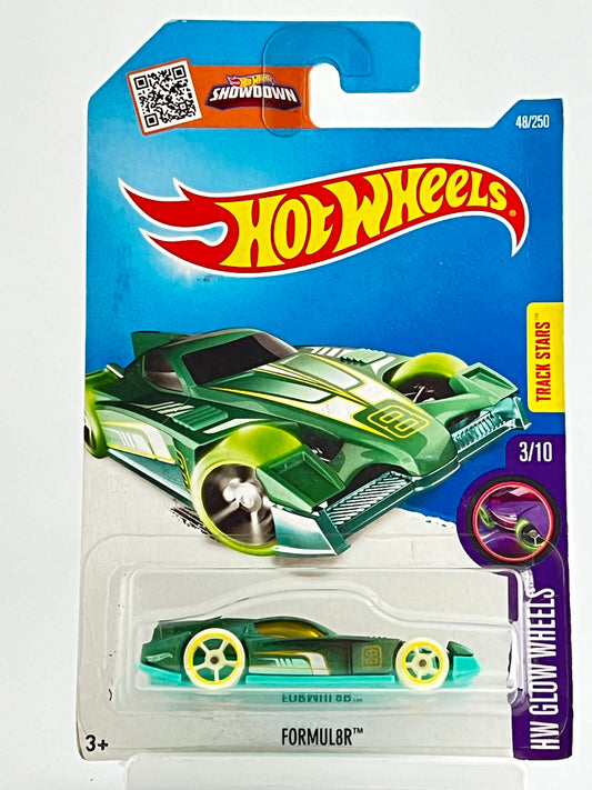 FORMUL8R - GLOW WHEELS - Its Fun- Hot wheels - matchbox - diecast