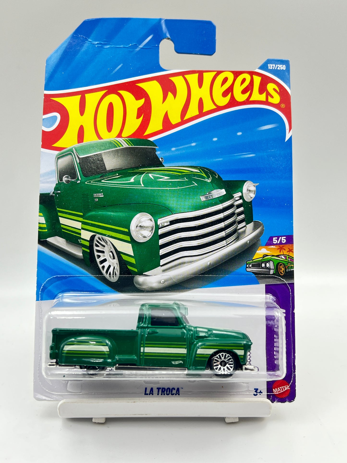 HOT WHEELS - BLISTER CRACK - LA TROCA - GREEN - B3