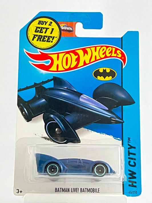 BATMAN LIVE BATMOBILE - BLUE - Its Fun- Hot wheels - matchbox - diecast