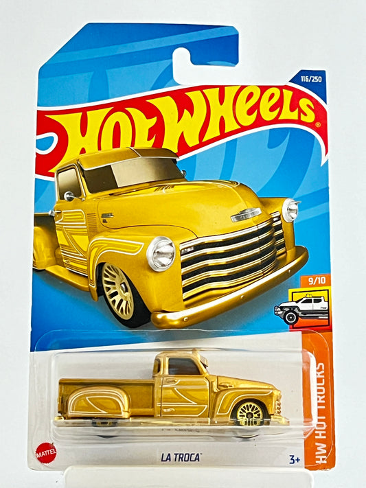 LA TROCA - GOLD - Its Fun- Hot wheels - matchbox - diecast