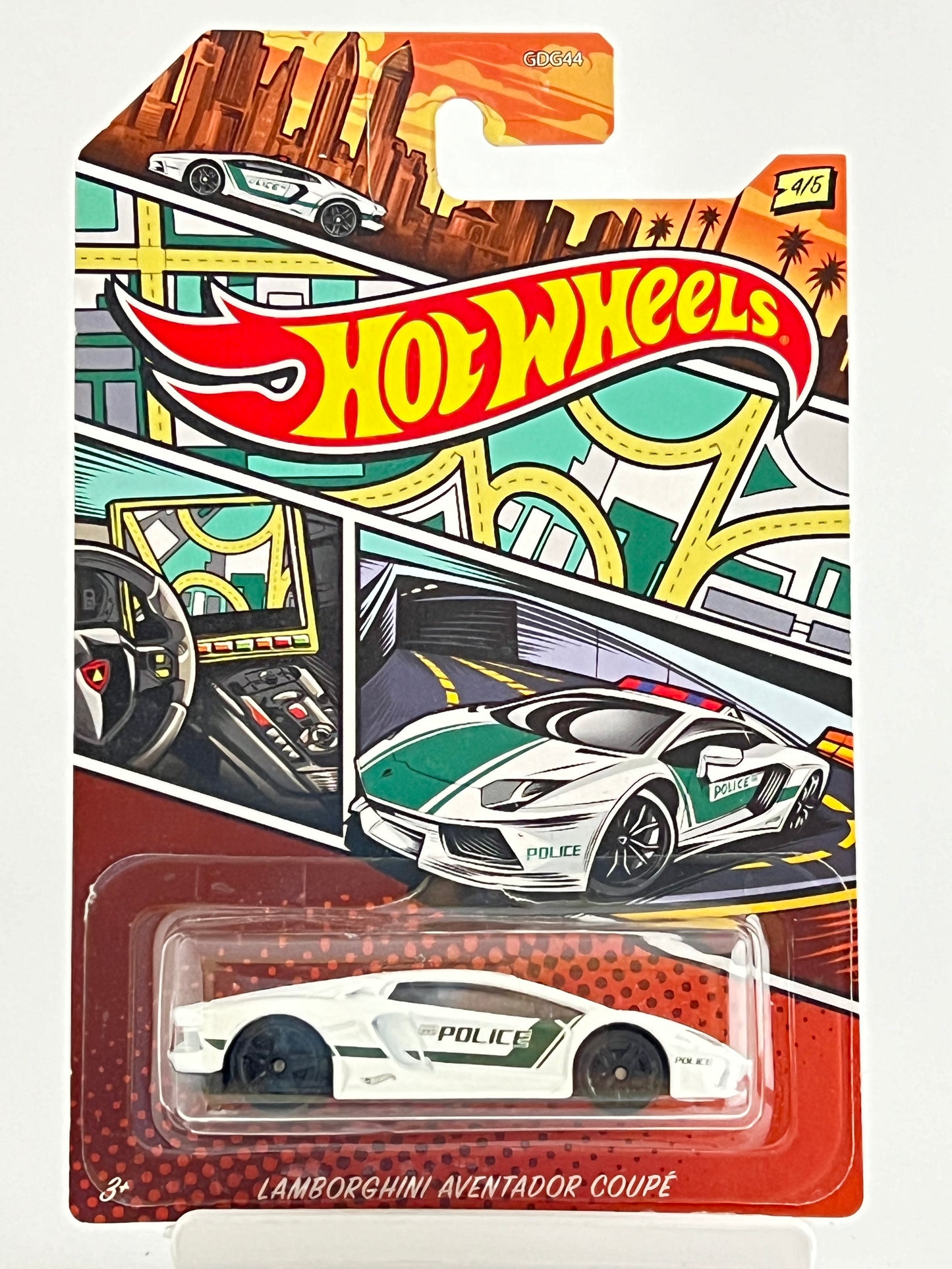SET OF 5 POLICE CARS