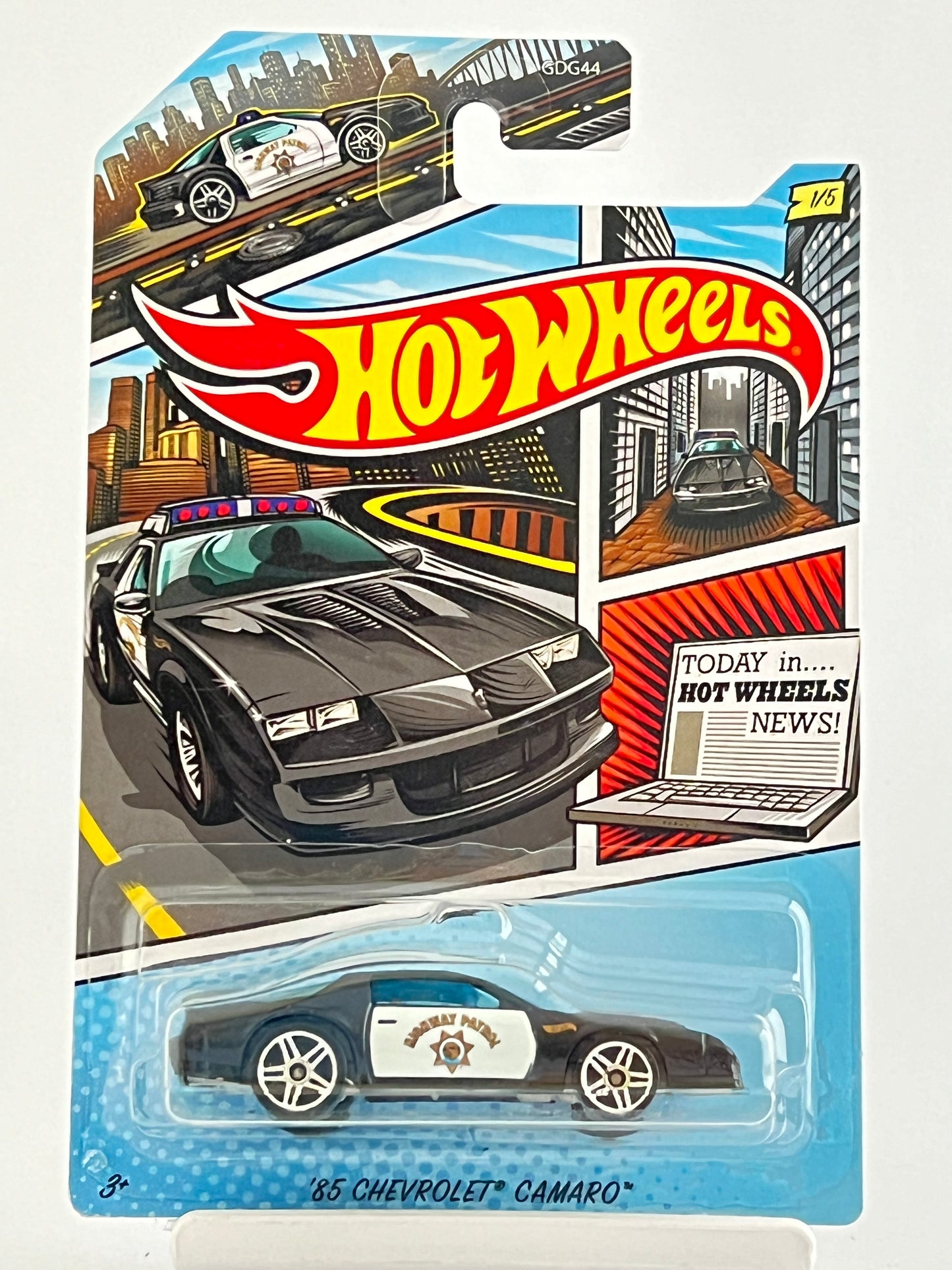 SET OF 5 POLICE CARS