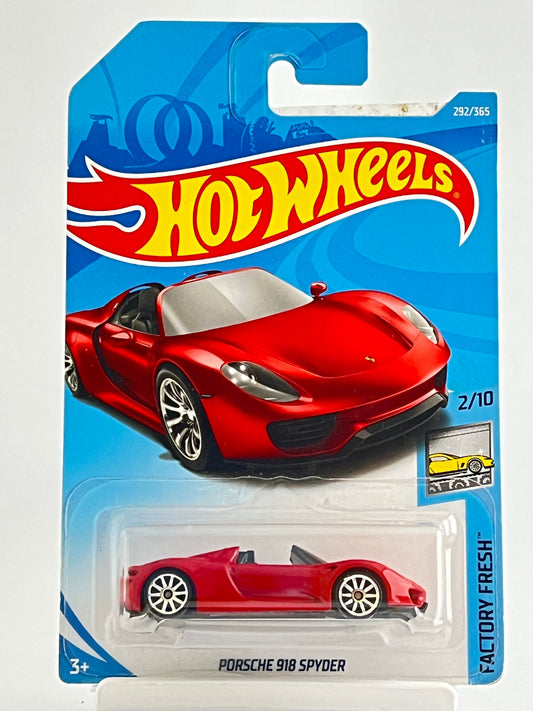 PORSCHE 918 SPYDER - RED - Its Fun- Hot wheels - matchbox - diecast