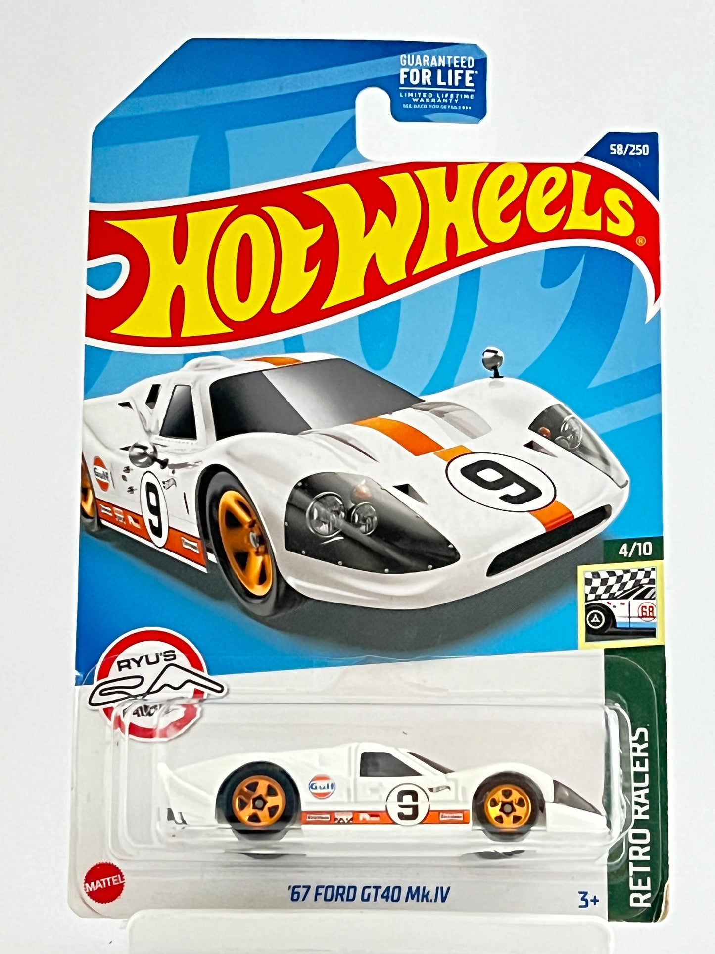 67 FORD GT40 MK.IV - WHITE GULF - IMPORTED - Its Fun- Hot wheels - matchbox - diecast