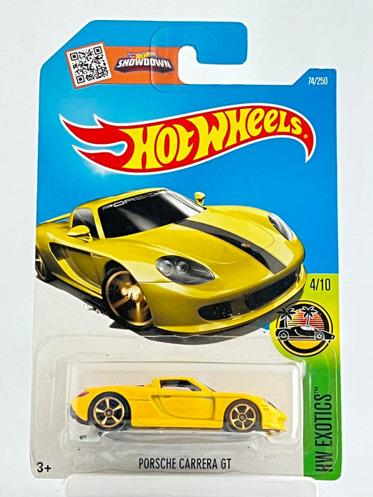 PORSCHE CARRERA GT - YELLOW - Its Fun- Hot wheels - matchbox - diecast