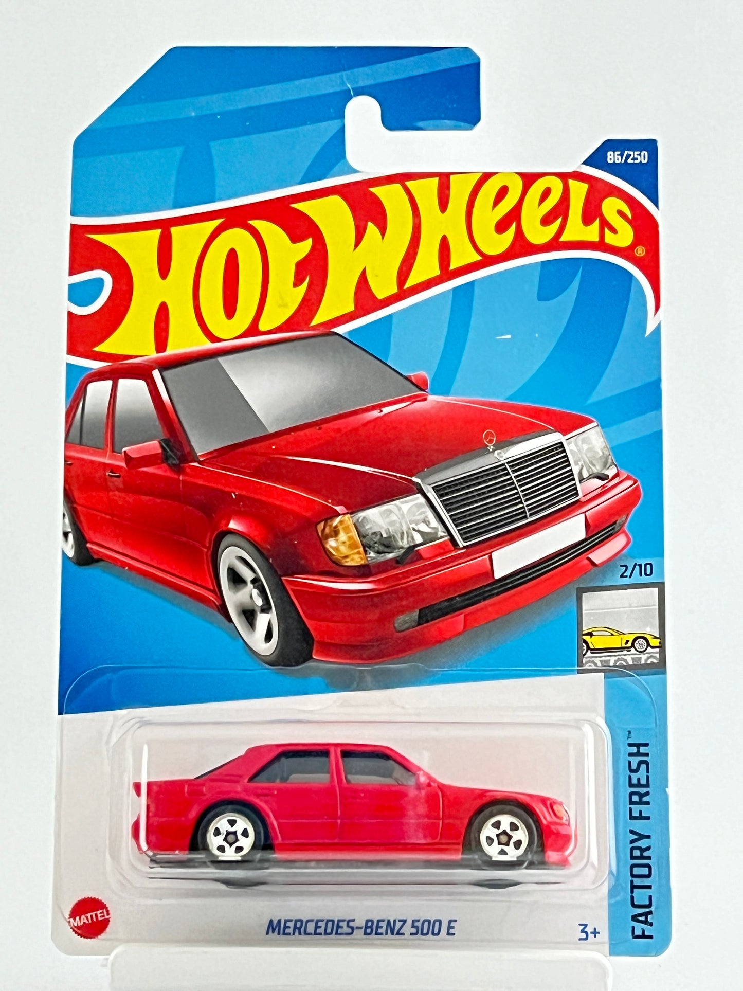 MERCEDES BENZ 500 E - RED - Its Fun- Hot wheels - matchbox - diecast