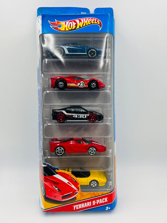 HOT WHEELS - FERRARI 5 PACK - 2011 MODEL