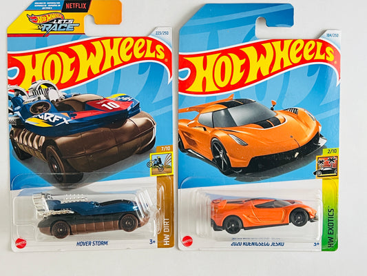 2020 KOENIGSEGG JESKO + HOVER STORM -1B - Its Fun- Hot wheels - matchbox - diecast