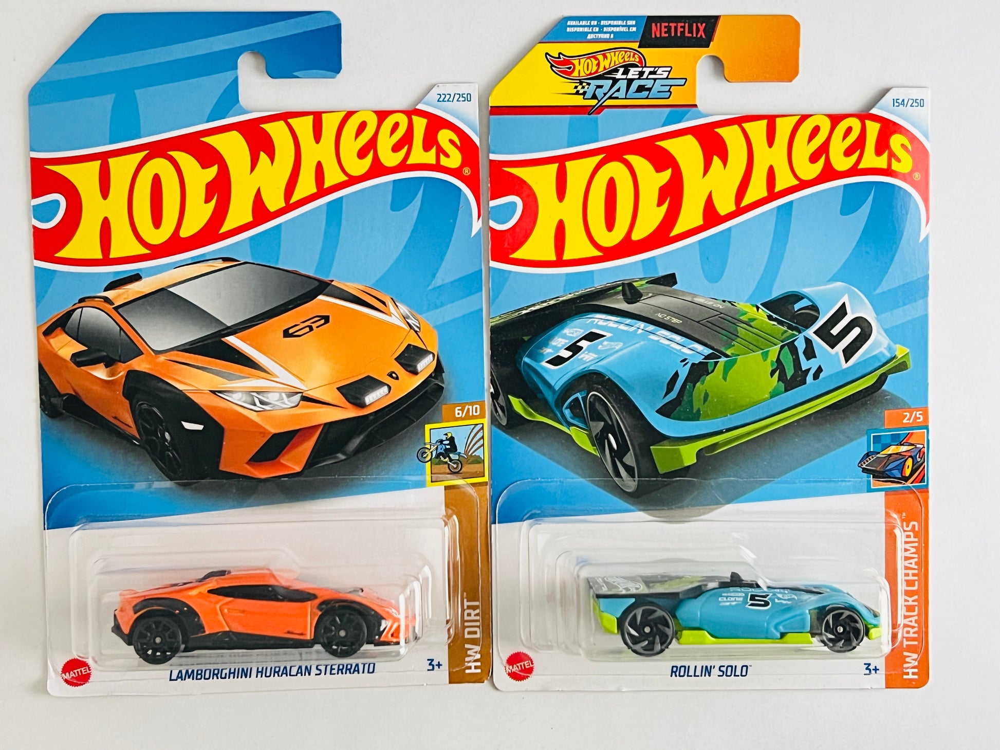 LAMBORGHINI HURACAN STERRATO + ROLLIN SOLO - 4B - Its Fun- Hot wheels - matchbox - diecast
