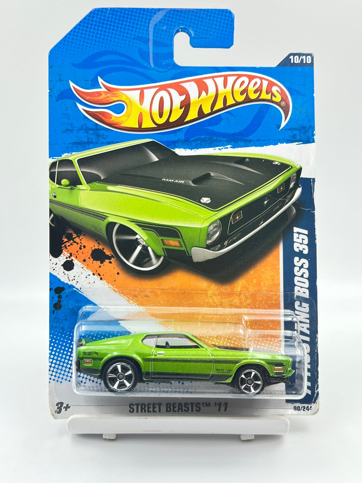 SOFT CORNERS - HOT WHEELS - 71 MUSTANG BOSS 351 - GREEN - B2