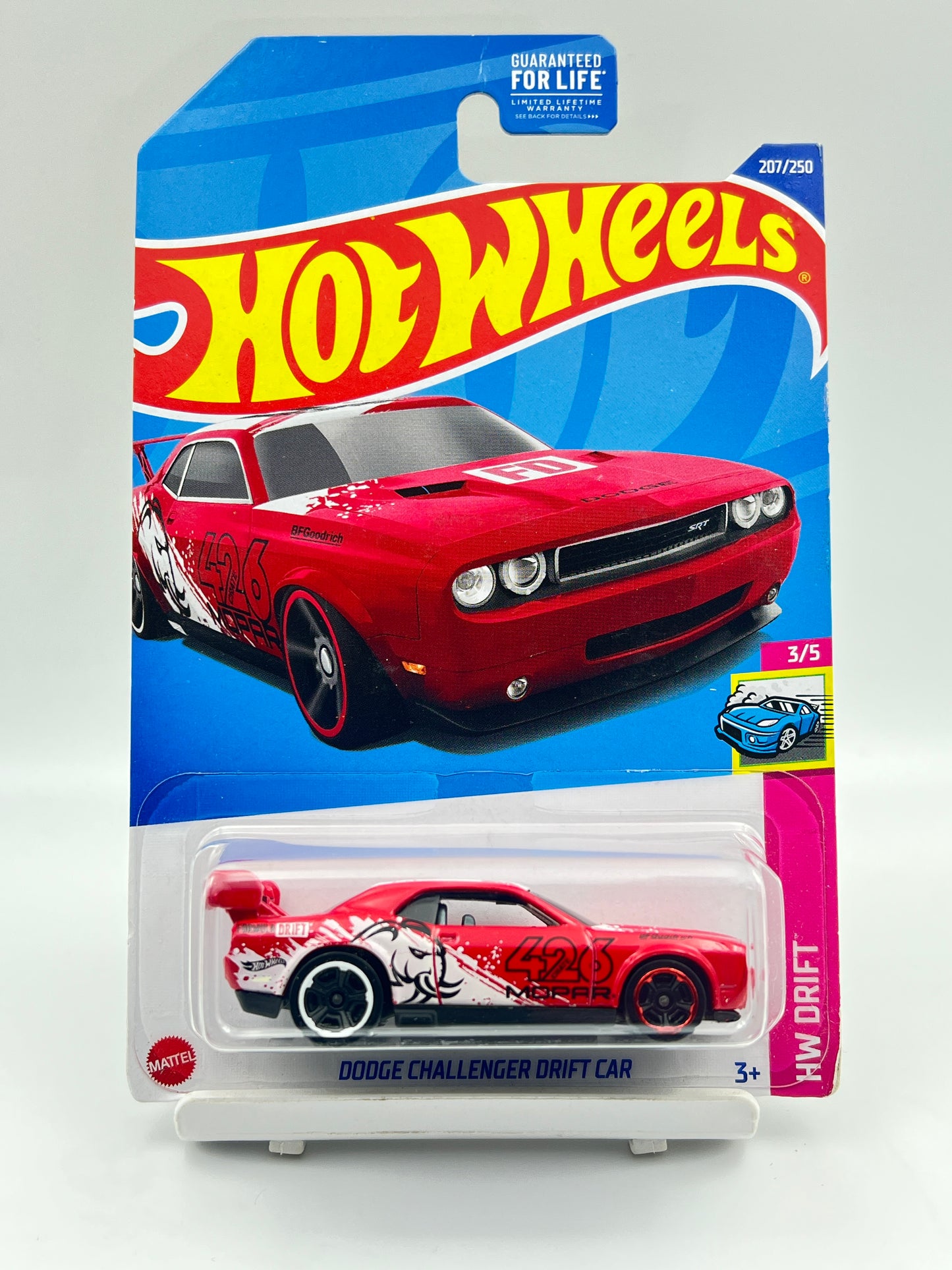 IMPORTED - HOT WHEELS -  MILD HOOK CREASE - DODGE CHALLENGER DRIFT CAR - B2