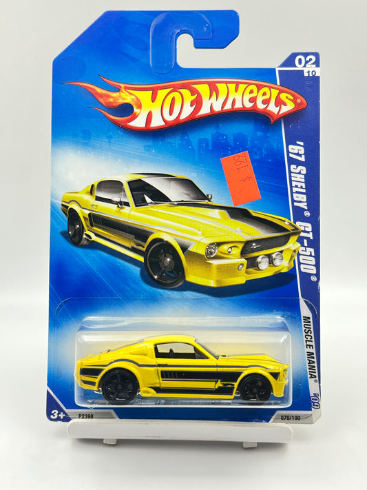 IMPORTED - HOT WHEELS -  67 SHELBY GT-500 - YELLOW - B1