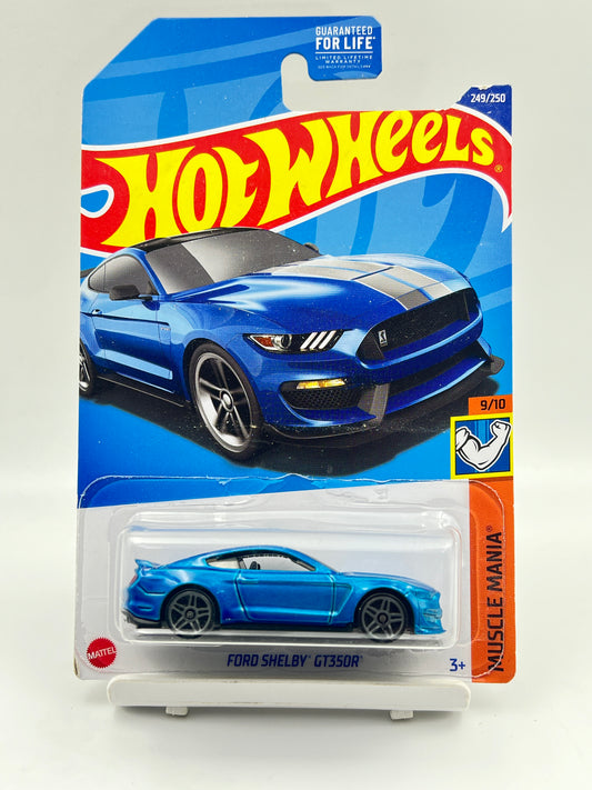IMPORTED - HOT WHEELS -  FORD SHELBY GT350R - BLUE - B1