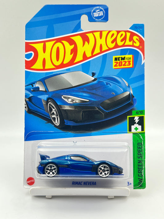 IMPORTED - HOT WHEELS -  RIMAC NEVERA - BLUE - B1