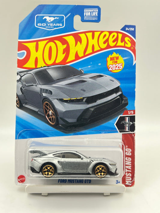 SOFT CORNERS - IMPORTED - HOT WHEELS -  FORD MUSTANG GTD - GREY - B4