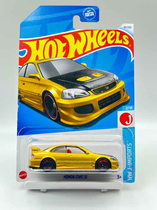 BLISTER CRACK - IMPORTED - HOT WHEELS -  HONDA CIVIC SI - GOLD - B3