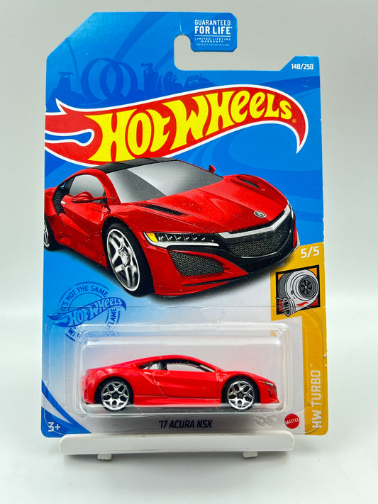 IMPORTED - HOT WHEELS -  17 ACURA NSX -RED - B3