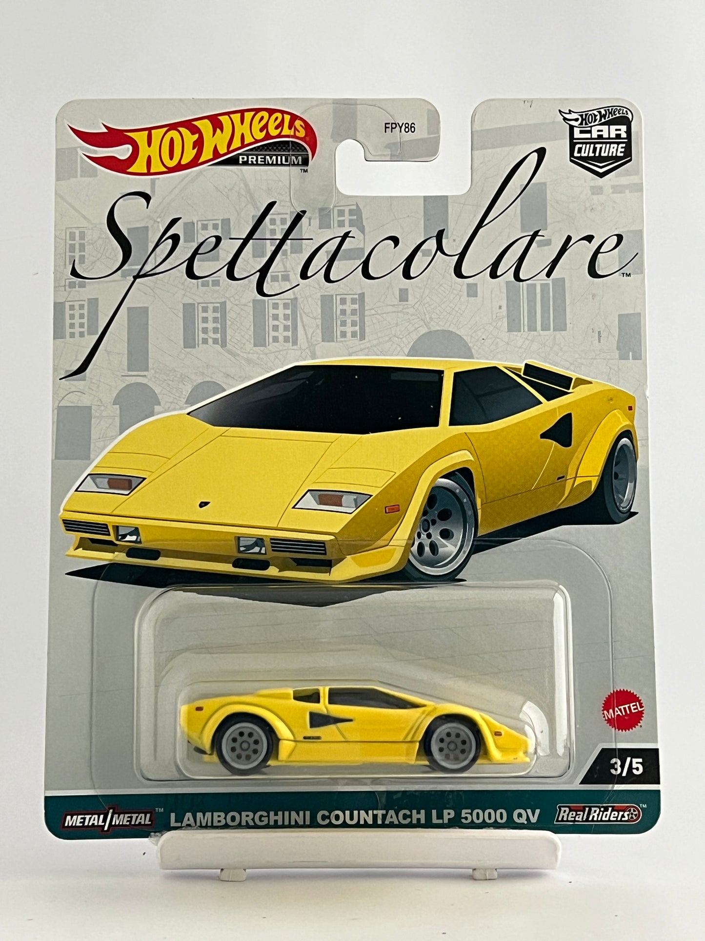 PREMIUM LAMBORGHINI COUNTACH LP 5000 QV - YELLOW - 5C