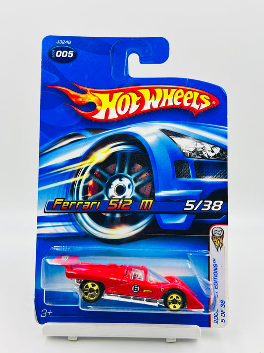 HOT WHEELS - FERRARI  512M RED - 2B