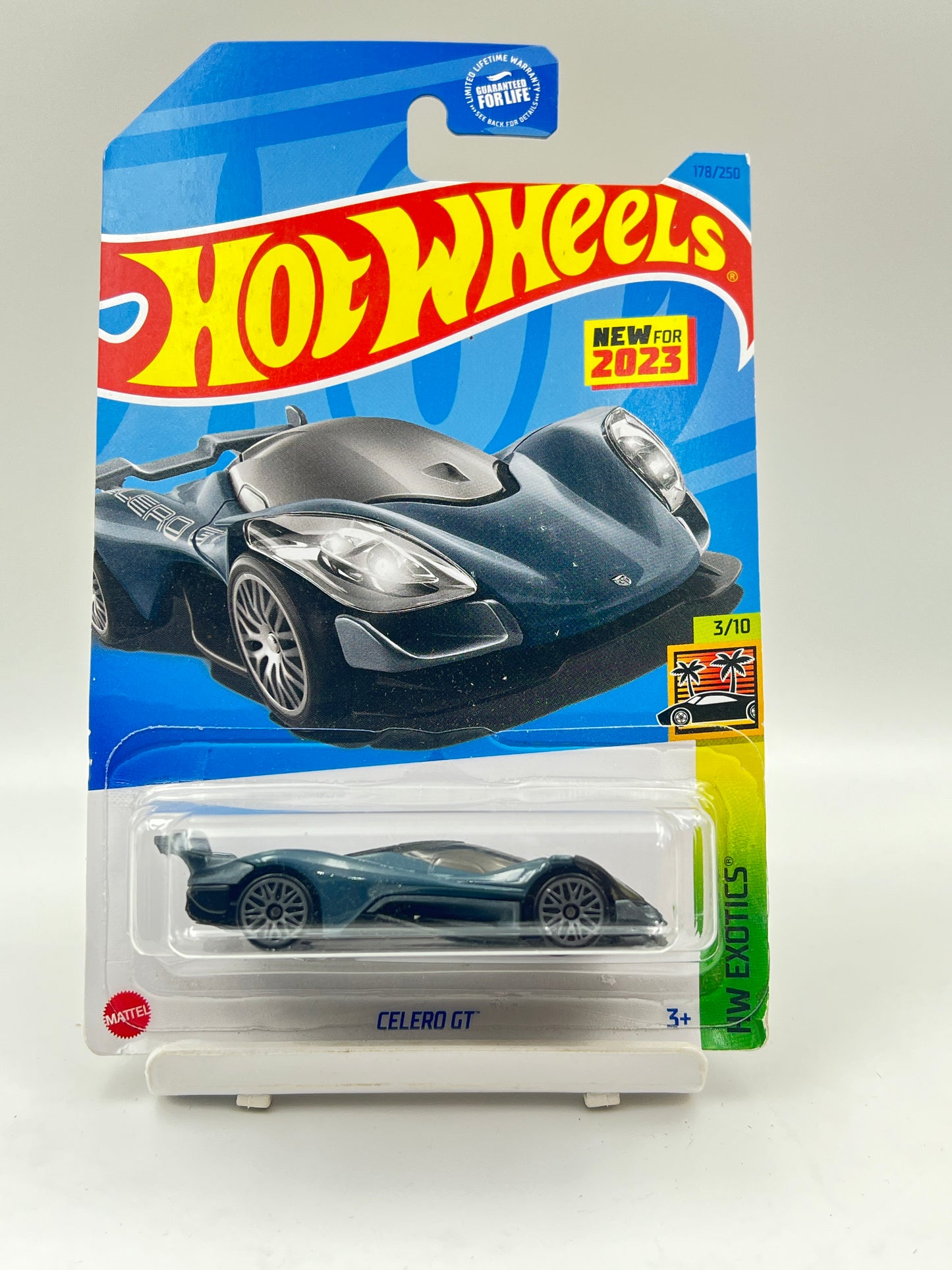 MILD CREASE - IMPORTED - HOT WHEELS -  CELERO GT - GREY - 2G