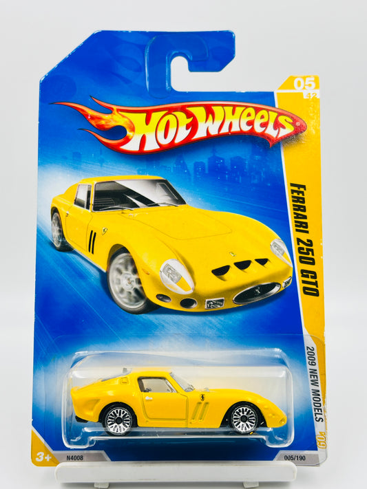 HOT WHEELS - FERRARI  250 GTO - YELLOW - 2A