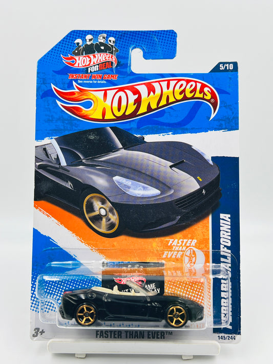 HOT WHEELS - FERRARI  CALIFORNIA - BLACK - 2A