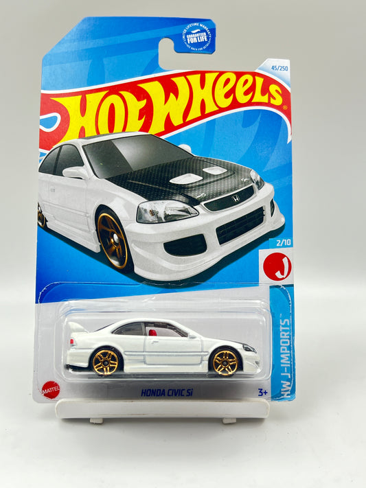 BLISTER CRACK - IMPORTED - HOT WHEELS -  HONDA CIVIC SI - WHITE - 2F