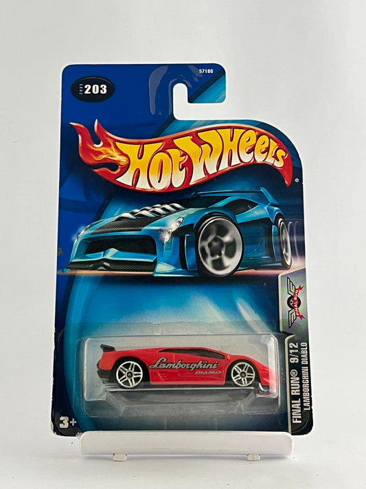 LAMBORGHINI DIABLO - RED - IMPORTED - Its Fun- Hot wheels - matchbox - diecast