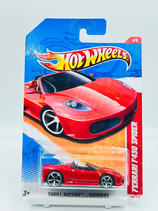 HOT WHEELS - FERRARI F430 SPIDER - RED - 1D