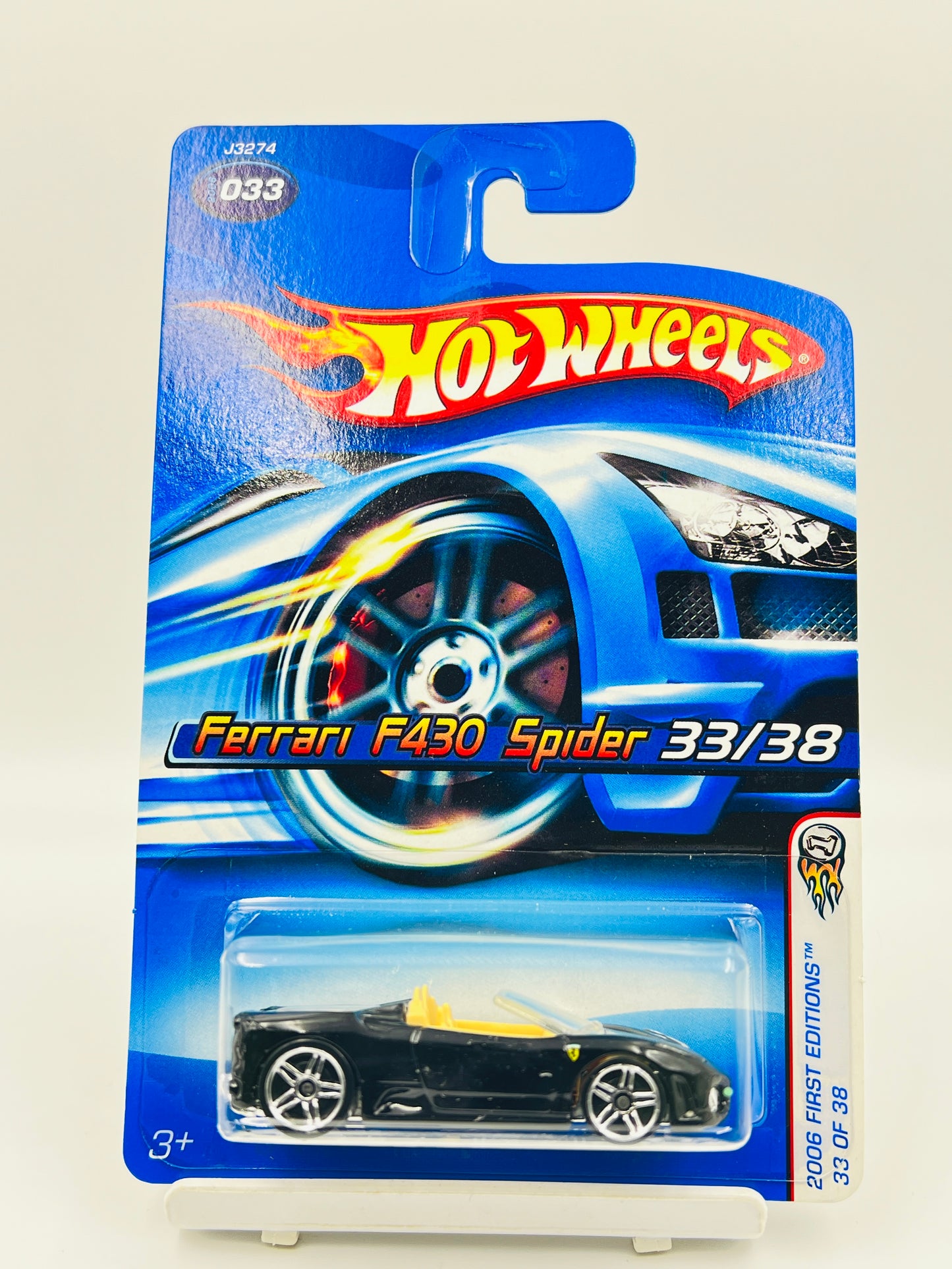 HOT WHEELS - FERRARI F430 SPIDER - BLACK - 1D