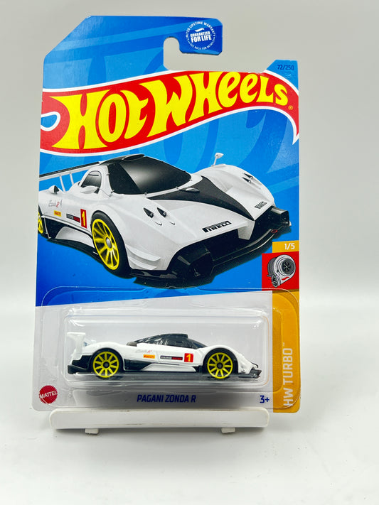 IMPORTED - HOT WHEELS -  PAGANI ZONDA R - WHITE - 2E