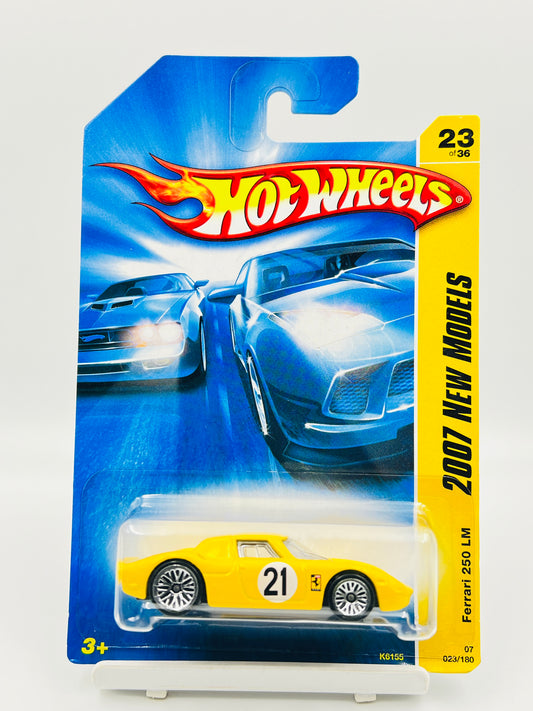 HOT WHEELS - FERRARI 250 LM - YELLOW - 1D