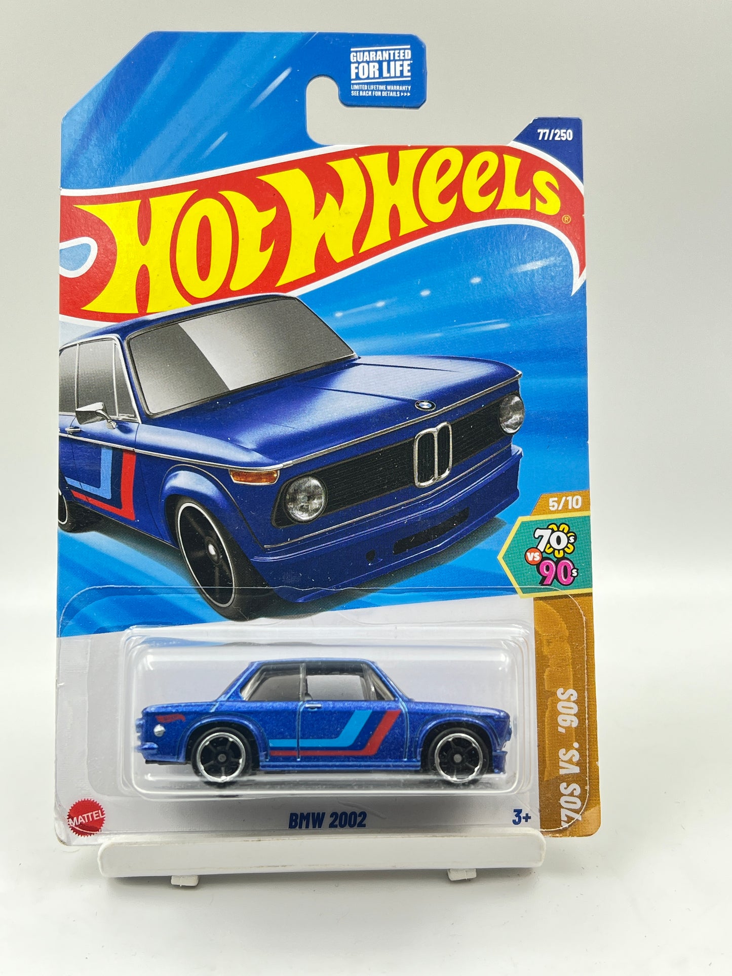 IMPORTED - HOT WHEELS -  BMW 2002 - BLUE - 9B