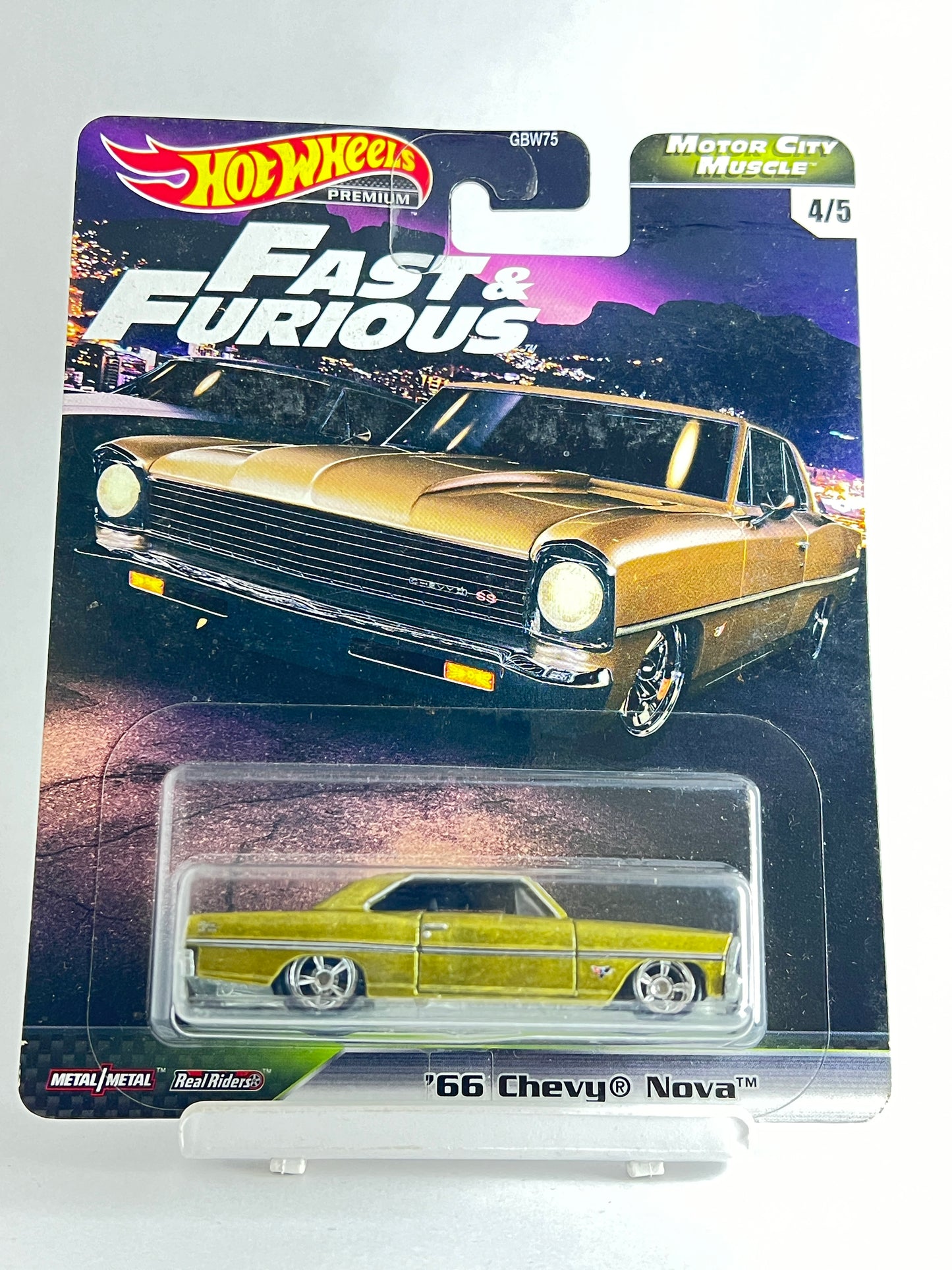 PREMIUM - FAST AND FURIOUS - 66 CHEVY NOVA - 5A - Its Fun- Hot wheels - matchbox - diecast