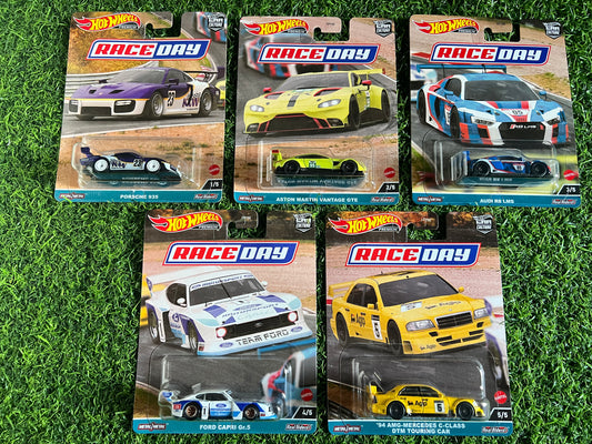 RACEDAY SET OF 5 CARS