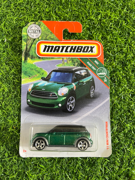 11 MINI COUNTRYMAN - GREEN - Its Fun- Hot wheels - matchbox - diecast