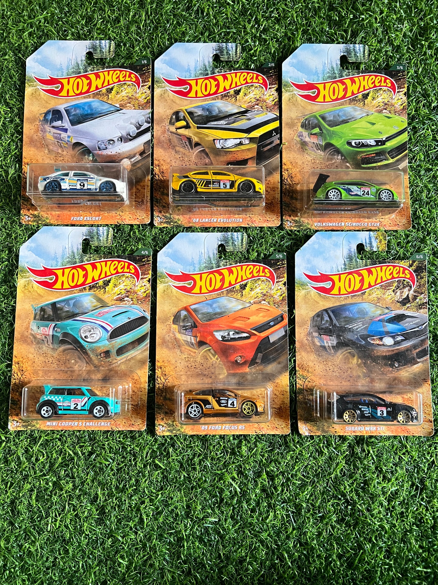 OFFROAD SET OF 6 CARS