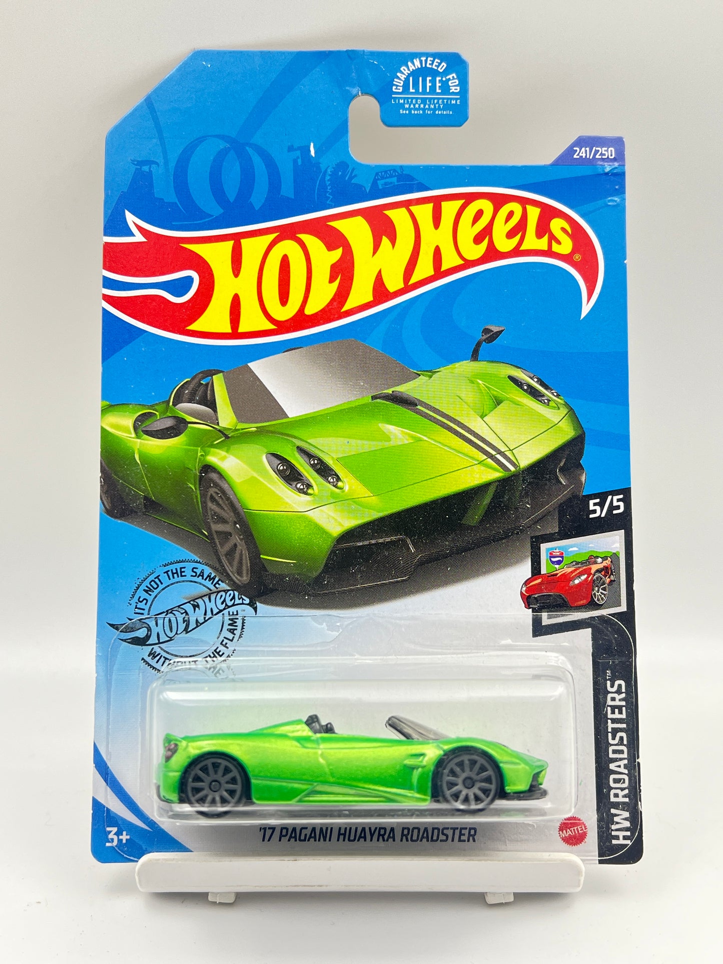 IMPORTED - HOT WHEELS -  17 PAGANI HUAYRA ROADSTER - SHINY GREEN - 6A
