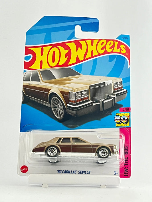 82 CADILLAC SEVILLE - BROWN - IMPORTED - Its Fun- Hot wheels - matchbox - diecast