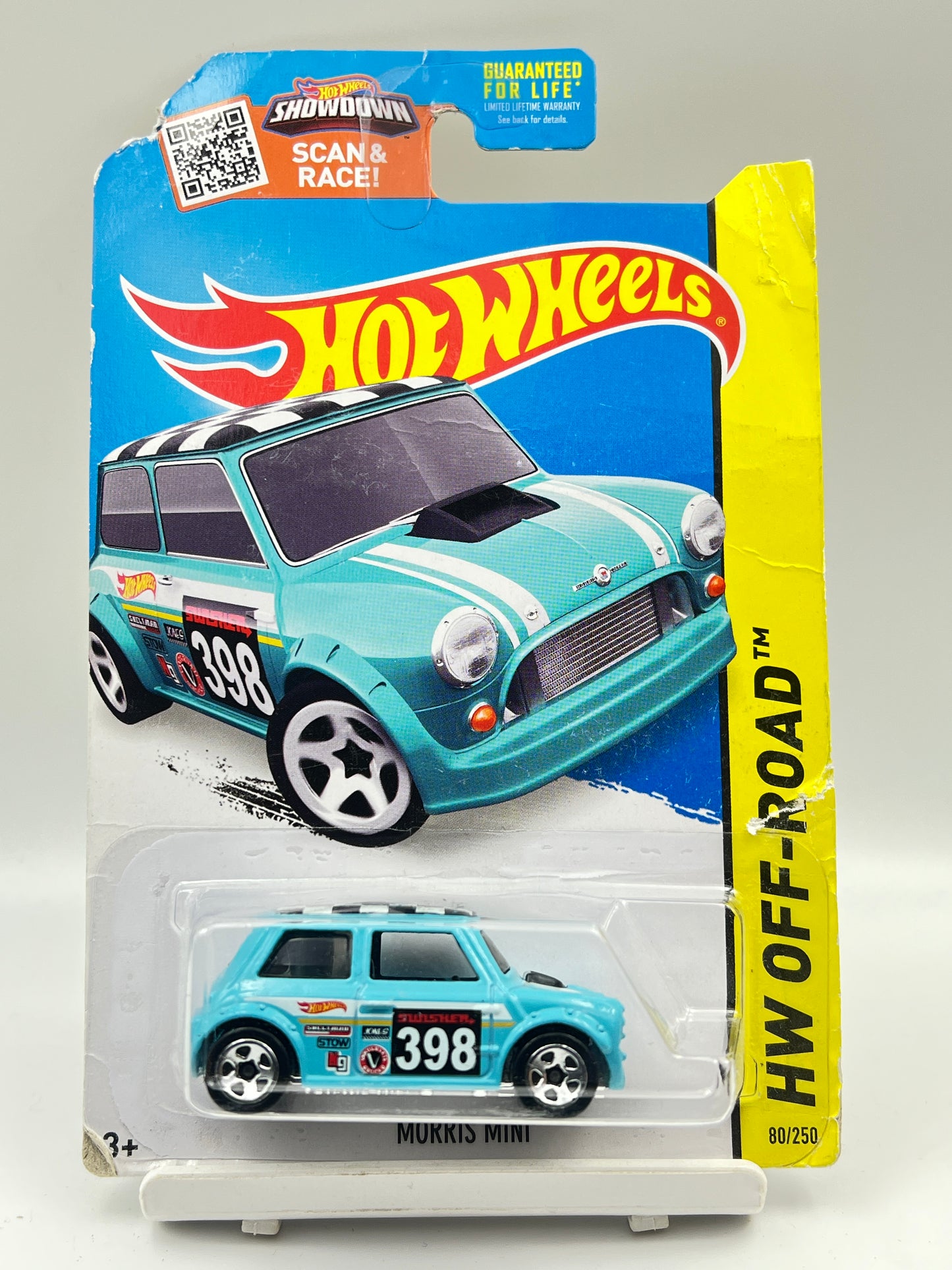 IMPORTED - HOT WHEELS -  SOFT CORNERS - MORRIS MINI - BLUE - 6A