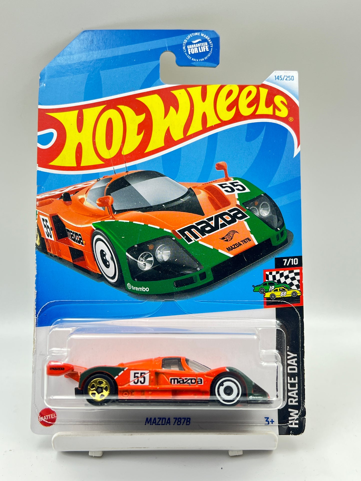 IMPORTED - HOT WHEELS -  MAZDA 787B - ORANGE - 6C