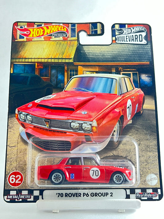 PREMIUM - 70 ROVER P6 GROUP 2 - 5A - Its Fun- Hot wheels - matchbox - diecast