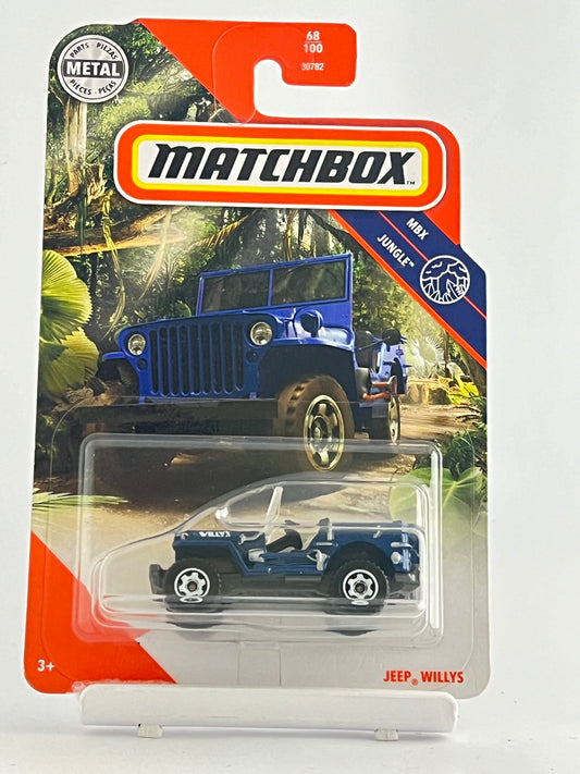 JEEP WILLYS - BLUE - IMPORTED - Its Fun- Hot wheels - matchbox - diecast