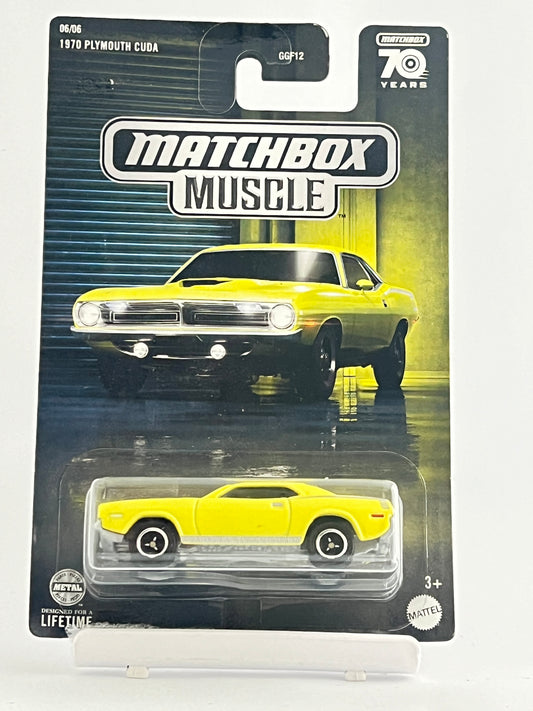 1970 PLYMOUTH CUDA - YELLOW - Its Fun- Hot wheels - matchbox - diecast