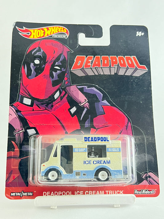 PREMIUM - DEADPOOL ICE CREAM TRUCK -5A - Its Fun- Hot wheels - matchbox - diecast